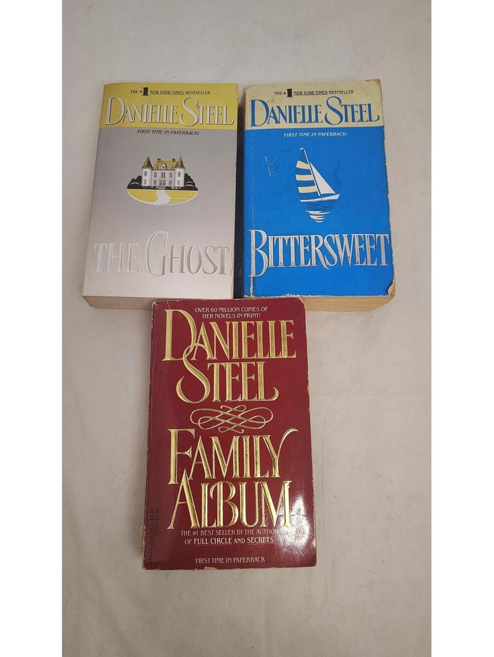Danielle Steel 3 Book Lot Family Album Bittersweet The Ghost Romance Paperbacks